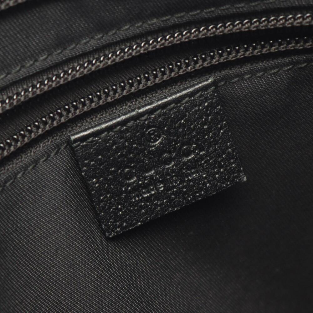 GUCCI Black Leather Shoulder Bag - Picture 4 of 8